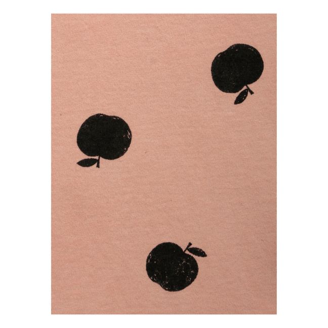 Camiseta algodón orgánico Manzanas - Colección Iconic  | Albaricoque