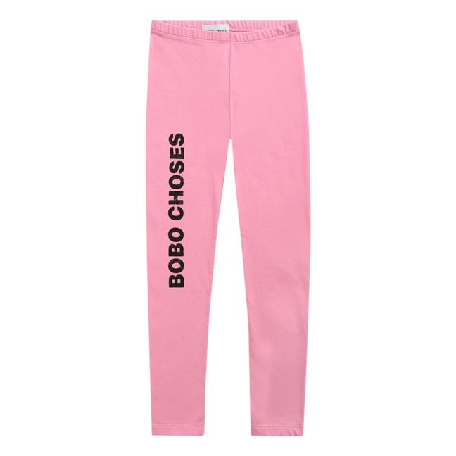 Organic Cotton Bobo Choses Leggings - Iconic Collection  | Pink