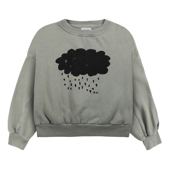 Sweatshirt Bio-Baumwolle Wolke - Kollektion Iconic  | Salbei