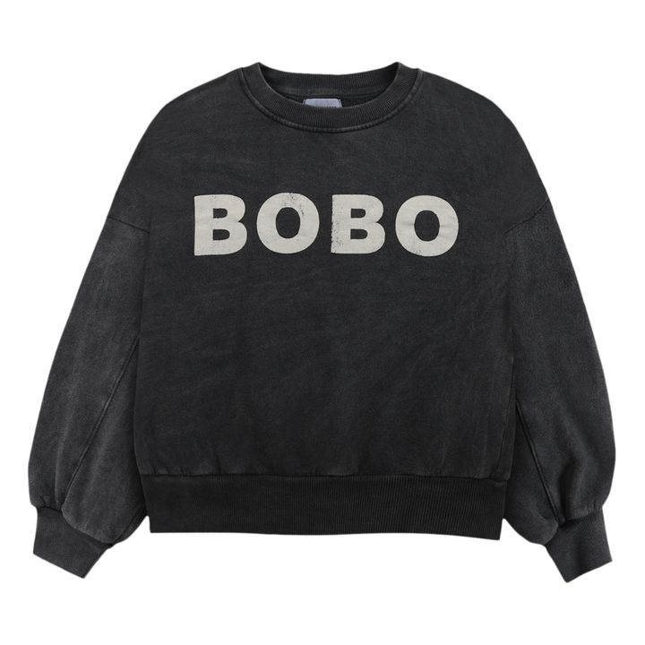 Organic Cotton Bobo Choses Sweatshirt - Iconic Collection  | Grey- Product image n°0