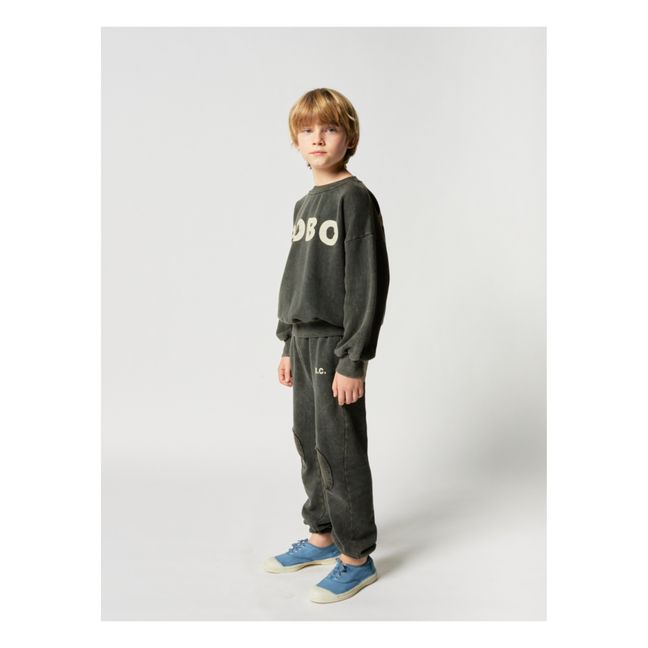 Sweatshirt Bio-Baumwolle Bobo Choses - Kollektion Iconic - Grau