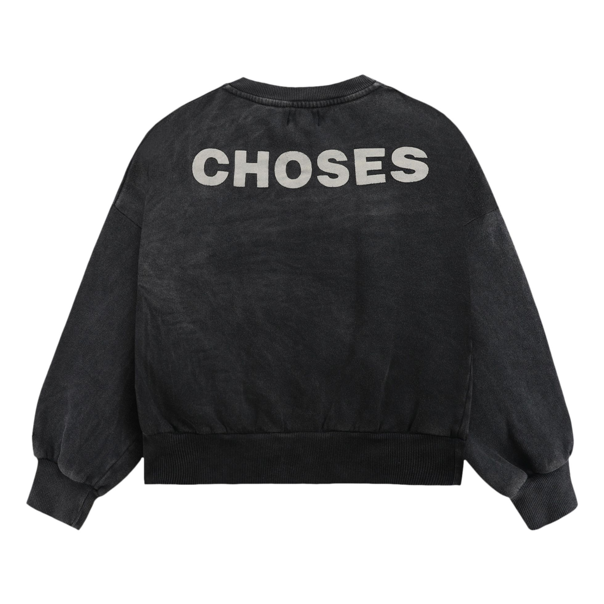 Suéter algodón orgánico Bobo Choses - Colección Iconic - Gris- Imagen del producto n°7