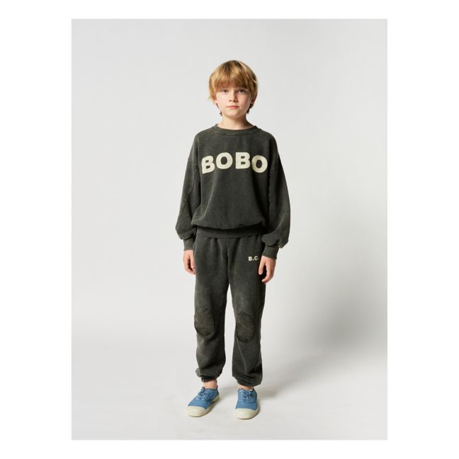 Jogger algodón orgánico Bobo Choses - Colección Iconic - Gris
