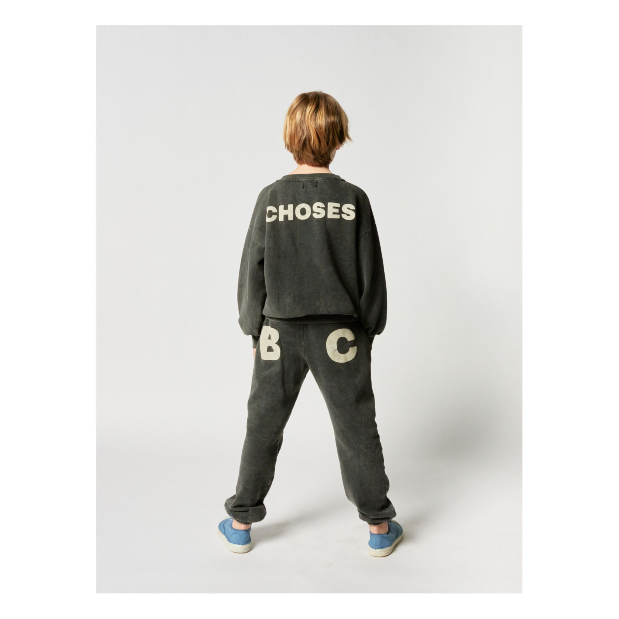 Organic Cotton Bobo Choses Joggers - Iconic Collection - Grey- Product image n°5
