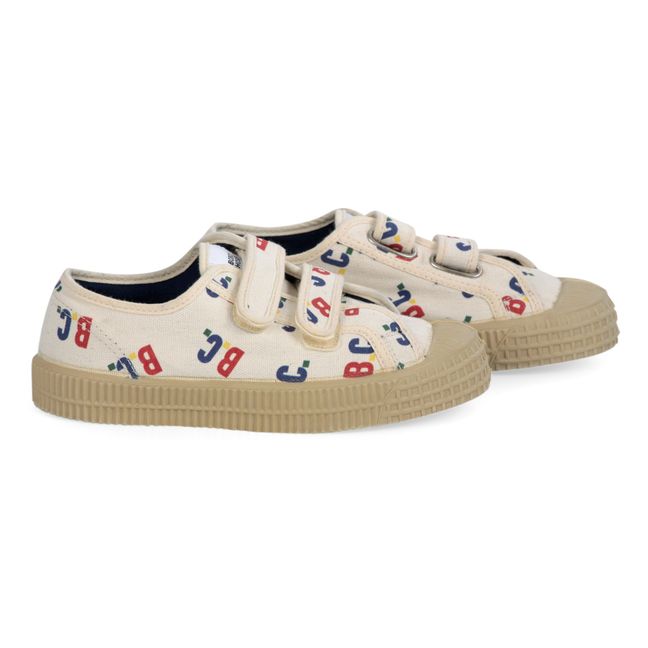 Velcro Sneakers - Iconic Collection  | Ecru