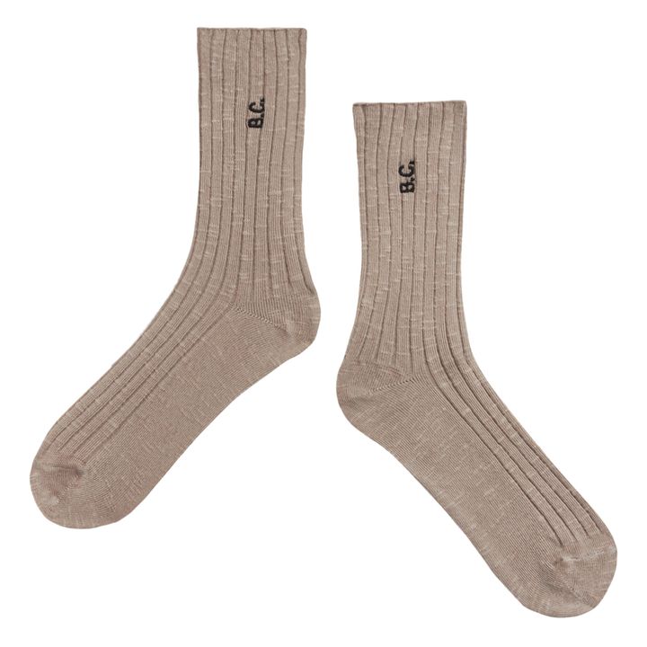 Set of 3 Socks - Iconic Collection  | Apricot- Product image n°4
