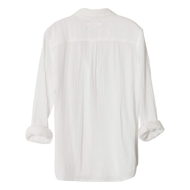 Cotton Muslin Scout Shirt | Weiß