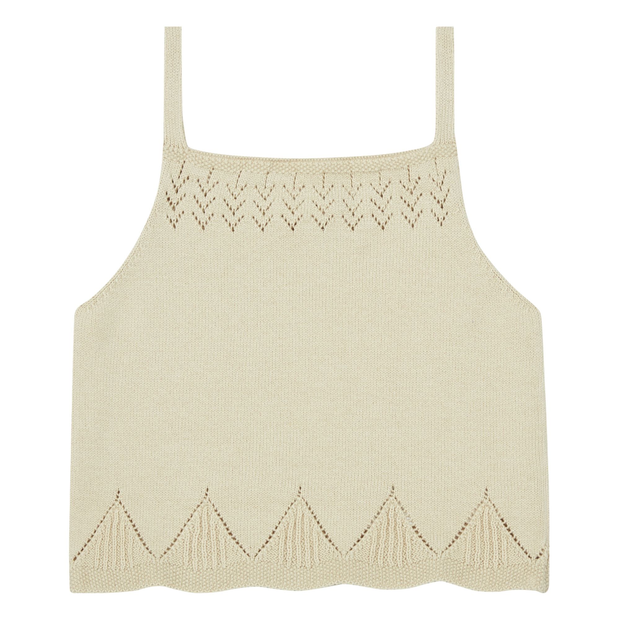 Oeuf NYC - Débardeur Pointelle - Fille - Beige