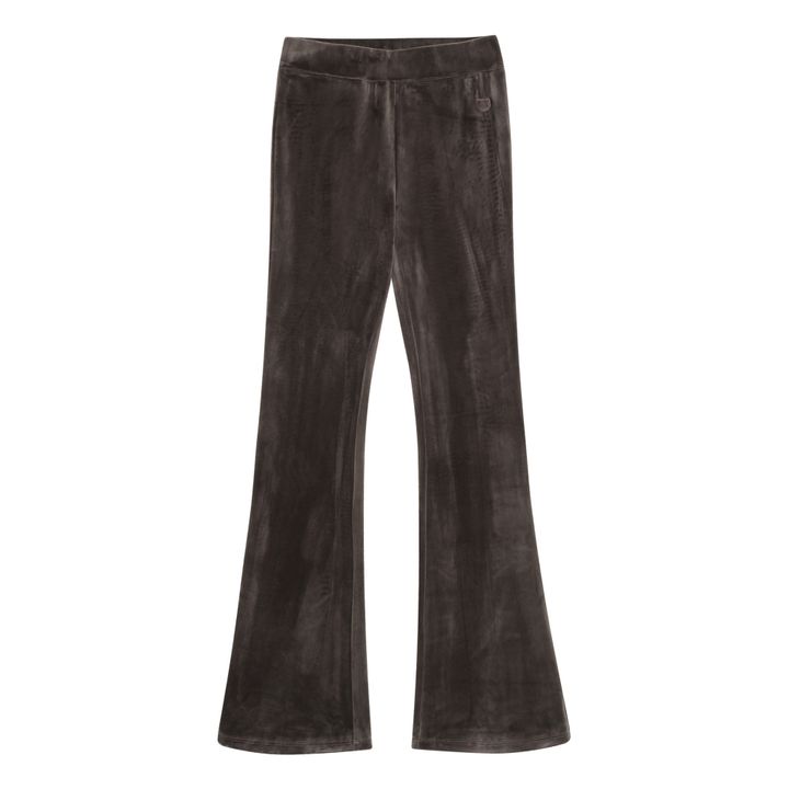 Designers Remix Girls - Frances Velvet Flared Trousers - Taupe