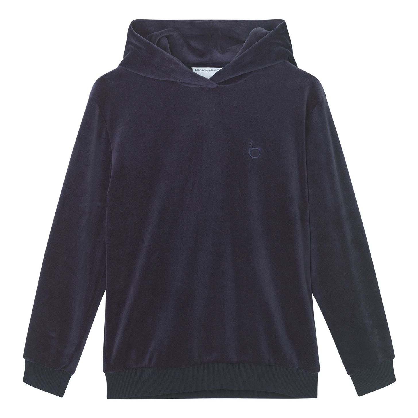 Designers Remix Girls - Hoodie Frances Velours - Fille - Bleu marine