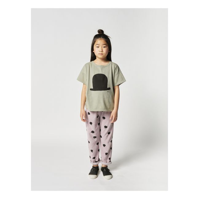 Organic Cotton Hat T-Shirt - Iconic Collection  | Sage