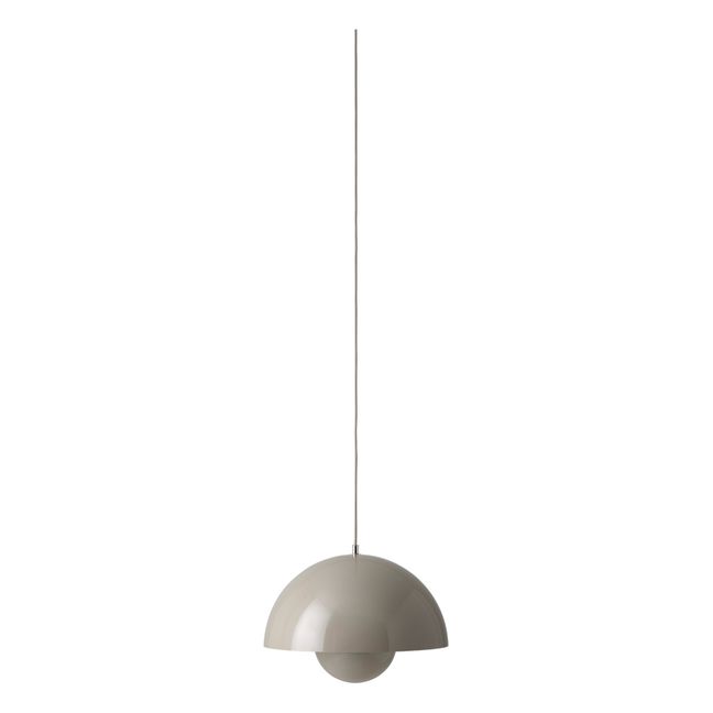 Flowerpot Pendant Lamp VP7 - Vener Panton | Taupe grey