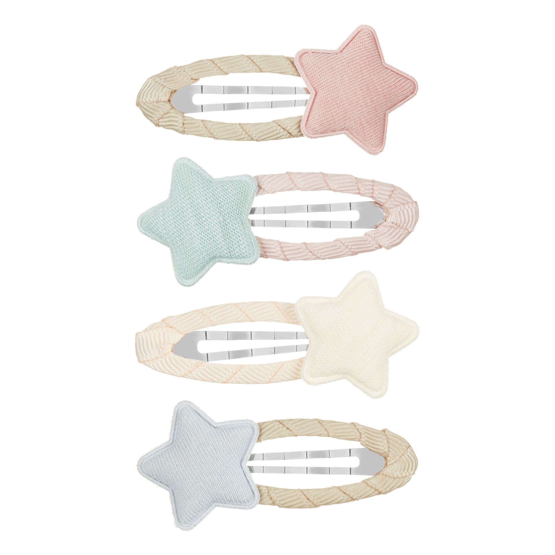 Mimi & Lula - Lot 4 Barrettes Etoiles Tokyo Pastel - Fille - Rose