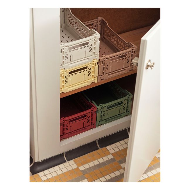 Foldable Crate Olive green