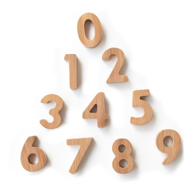 Wooden Numbers