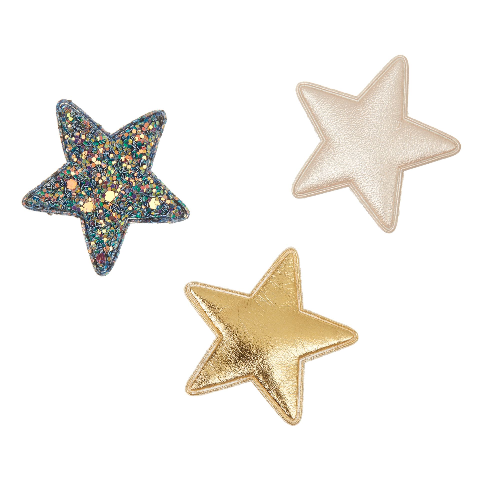 Mimi & Lula - Lot 3 Barrettes Etoiles - Fille - Doré