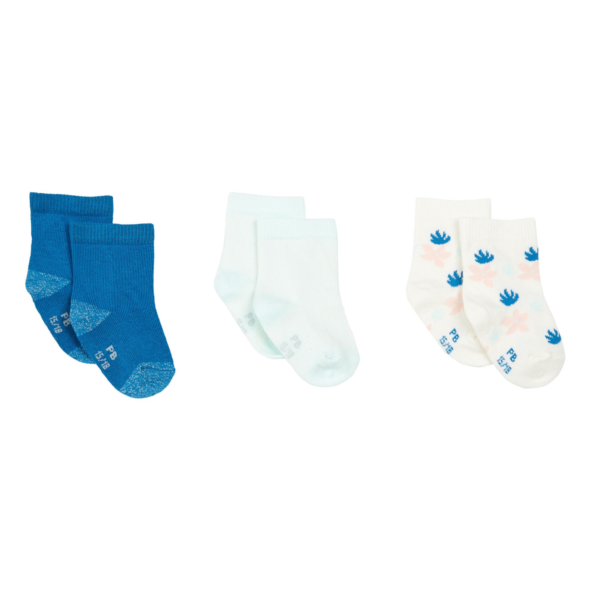 Petit Bateau - Lot 3 Paires Chaussettes - Fille - Rose