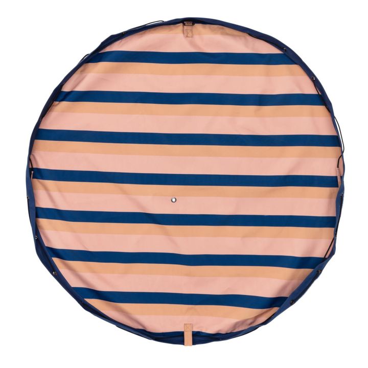 Outdoor Play Mat/Storage Bag- Moka Stripes- Product image n°0