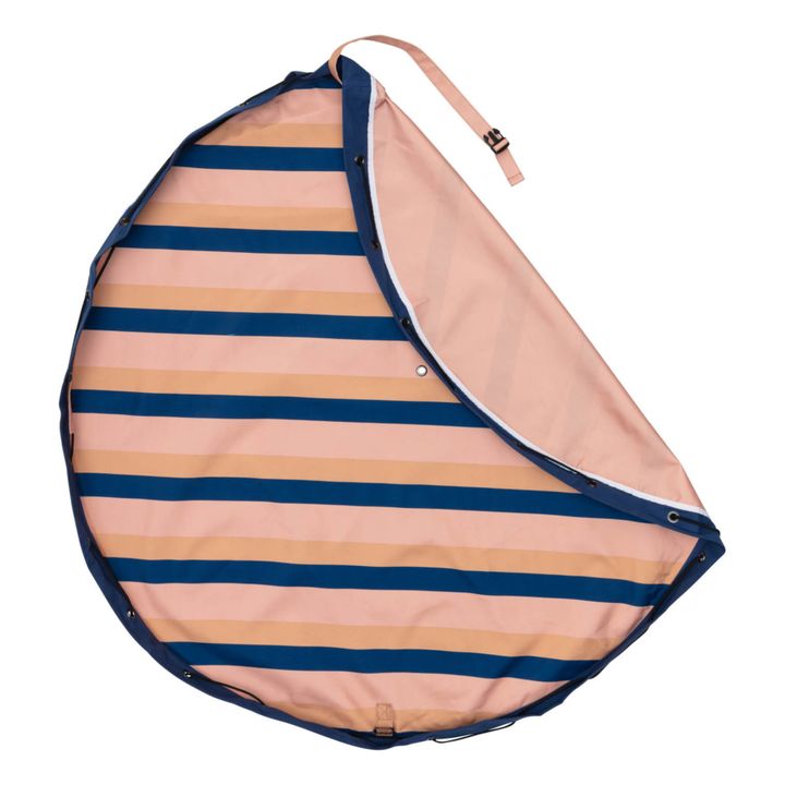 Outdoor Play Mat/Storage Bag- Moka Stripes- Product image n°2
