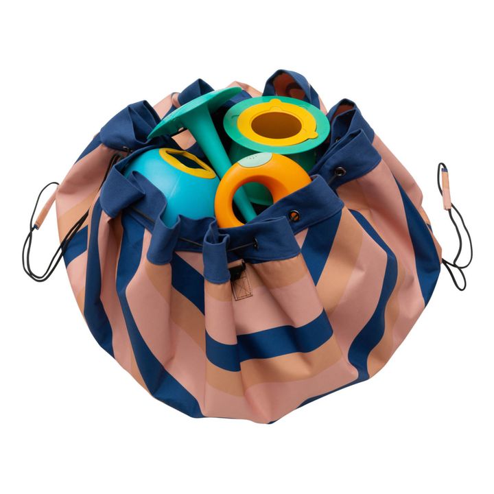 Outdoor Play Mat/Storage Bag- Moka Stripes- Product image n°6