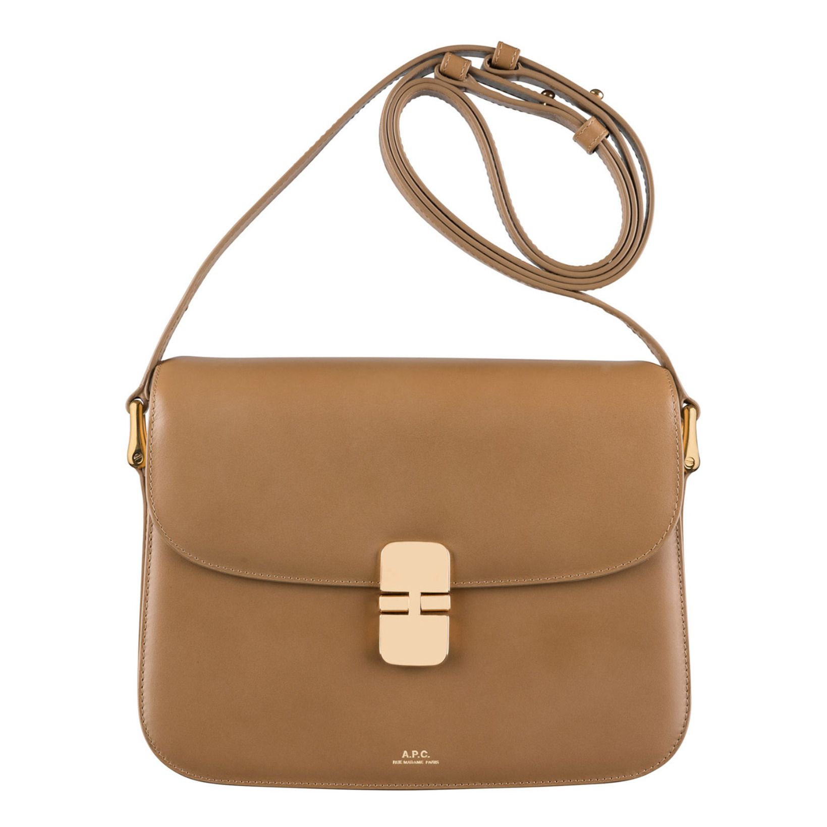 Grace small smooth-leather shoulder bag | A.P.C.