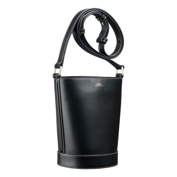 A.P.C. Black Small Ambre Bucket Bag