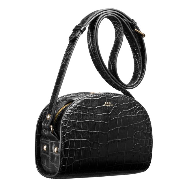 Geneva Mini Smooth Leather Bag Black A.P.C. Fashion Adult