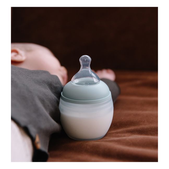 Babyflasche aus Silikon | Khaki