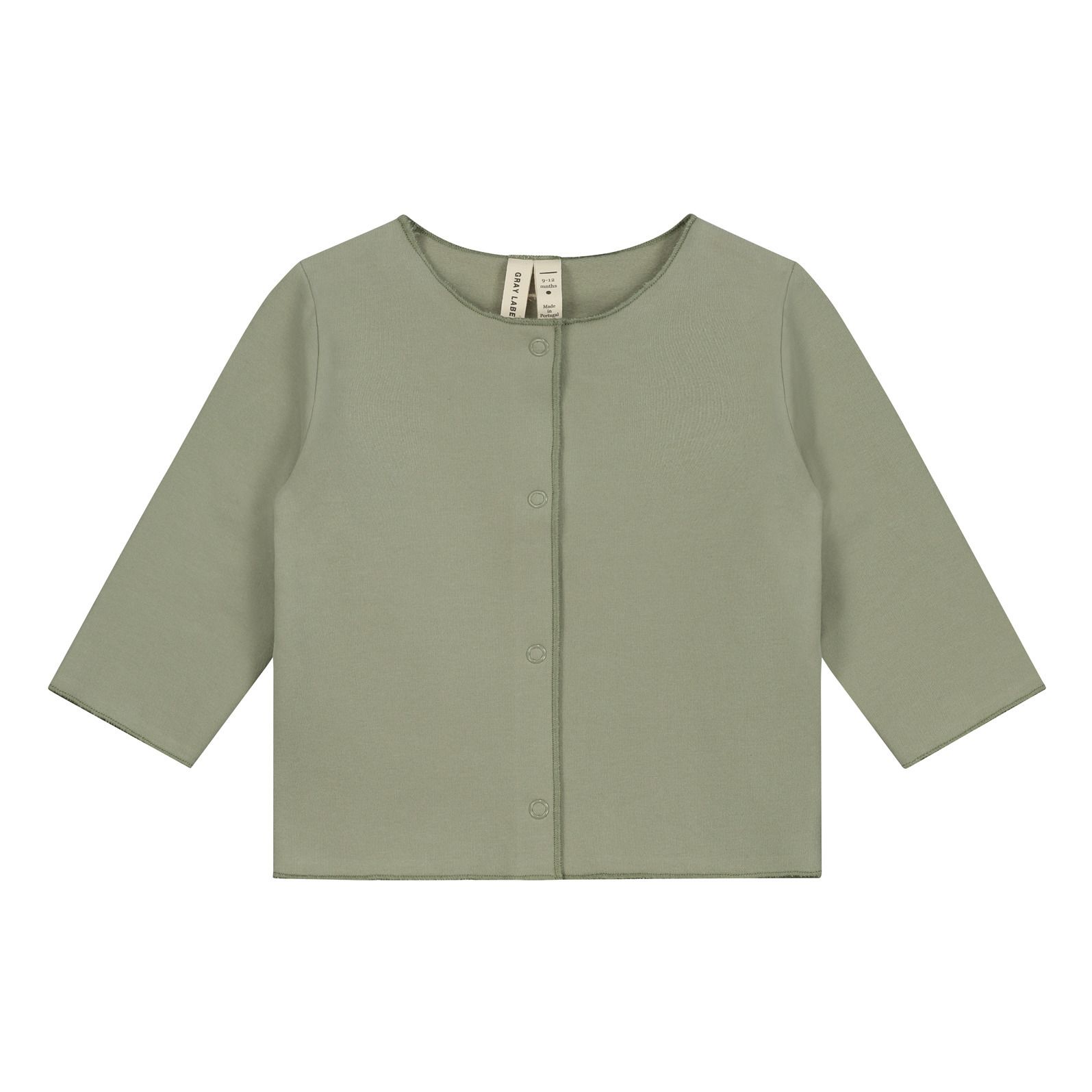 Gray Label - Cardigan Coton Bio Gray Label x Smallable - Fille - Vert kaki