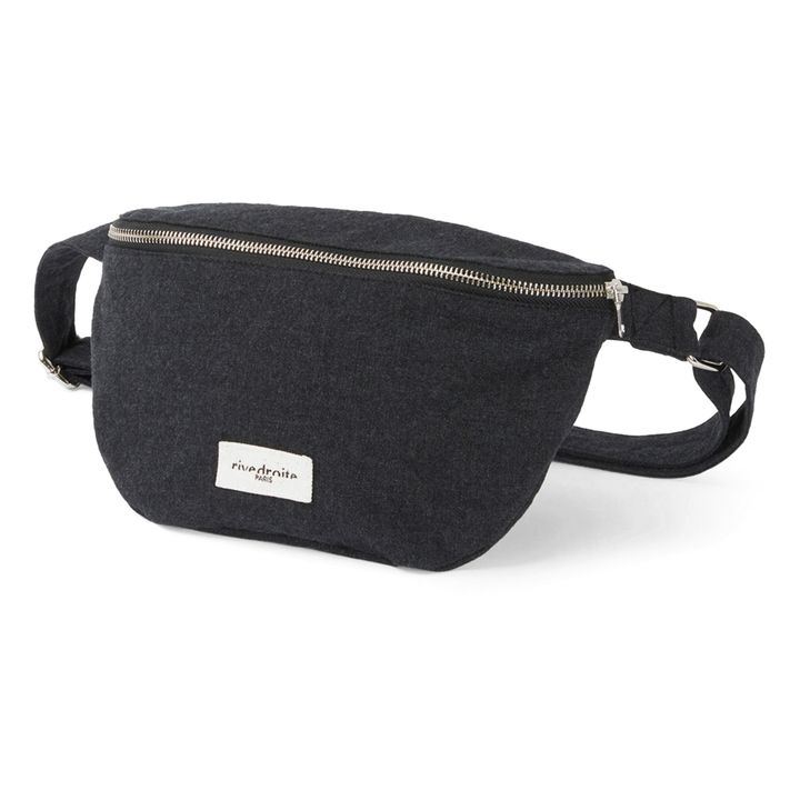 Custine Recycled Cotton Bumbag  | Black- Product image n°0