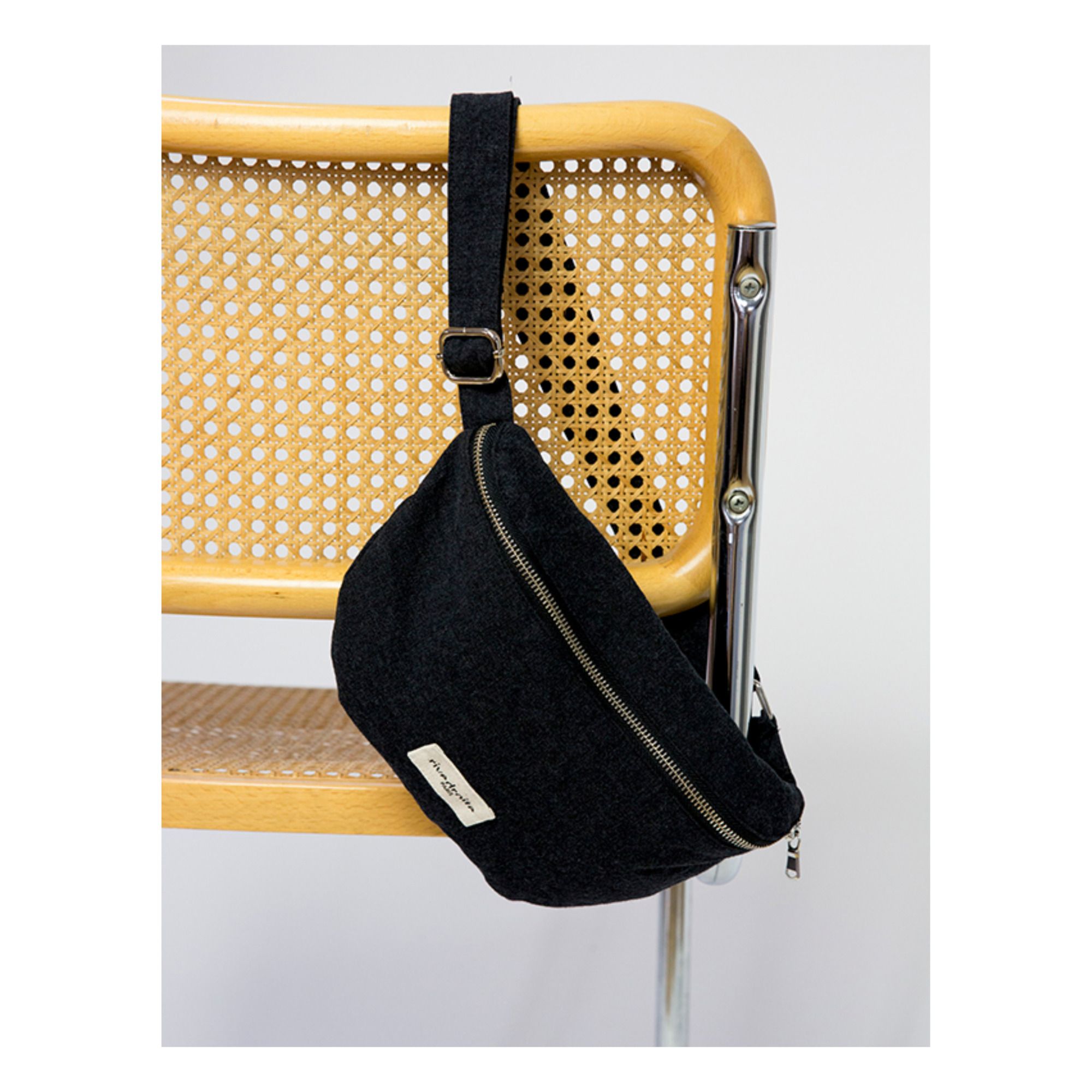 Custine Recycled Cotton Bumbag  Black- Product image n°1