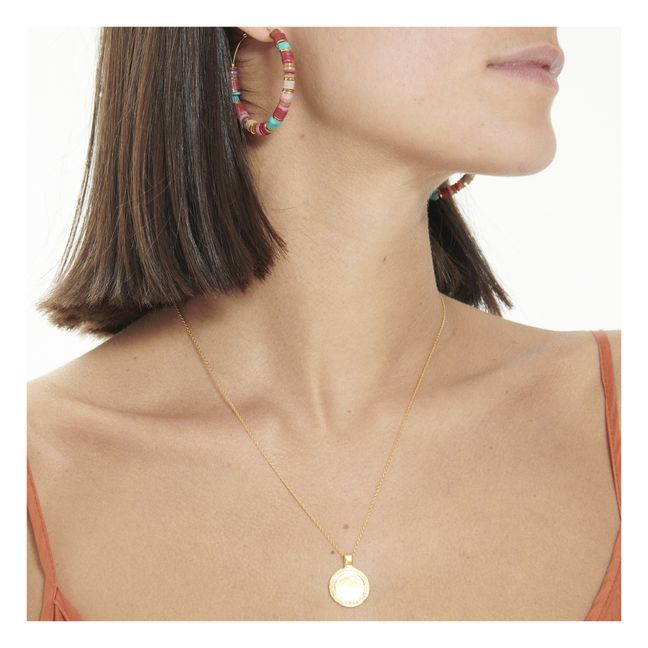 Boucles d'Oreilles Calcutta | Rose