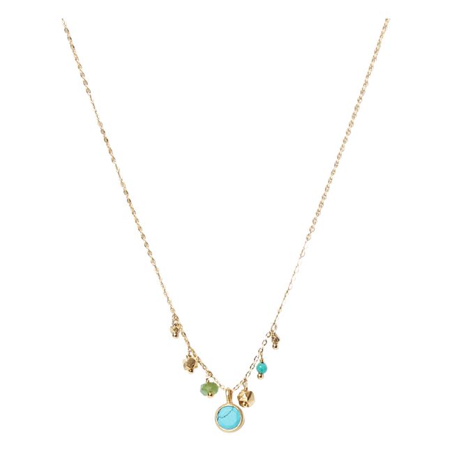 Loop Necklace  Turquoise