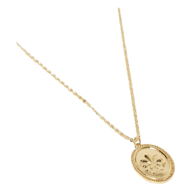 Shéhérazade Delicate Medallion | Gold