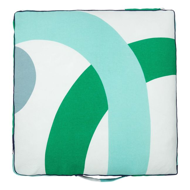 Floor Cushion Vision - 80 x 80cm Jade Green