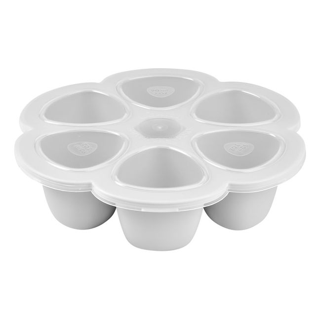 Silicone Baby Food Mould - 6 x 90ml | Light grey