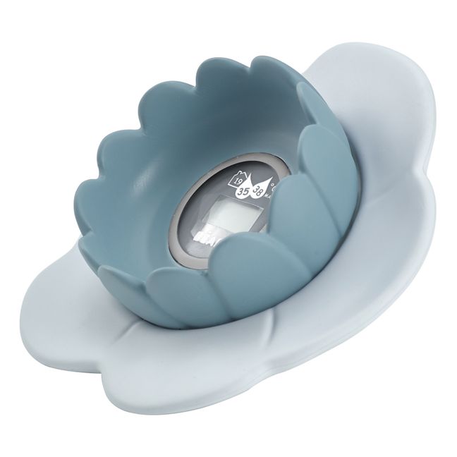 Lotus Bath Thermometer | Blue