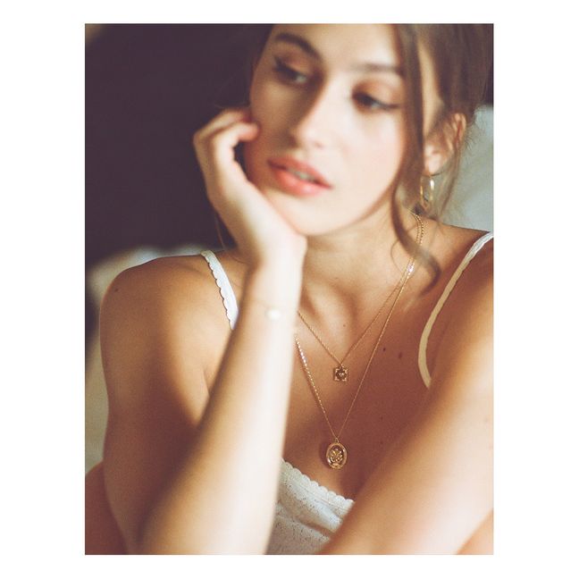 Shéhérazade Delicate Medallion | Gold
