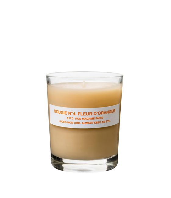 Candela profumata ai fiori d'arancio | Bianco
