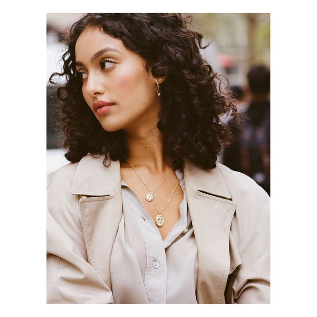 Shéhérazade Delicate Medallion | Gold