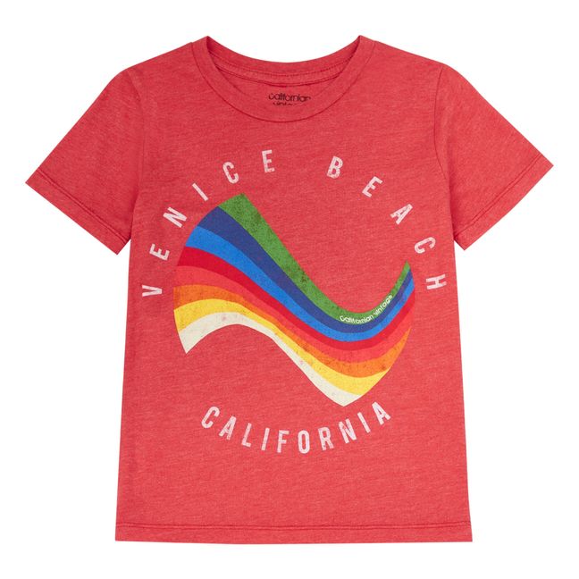 T-shirt Surf Rouge