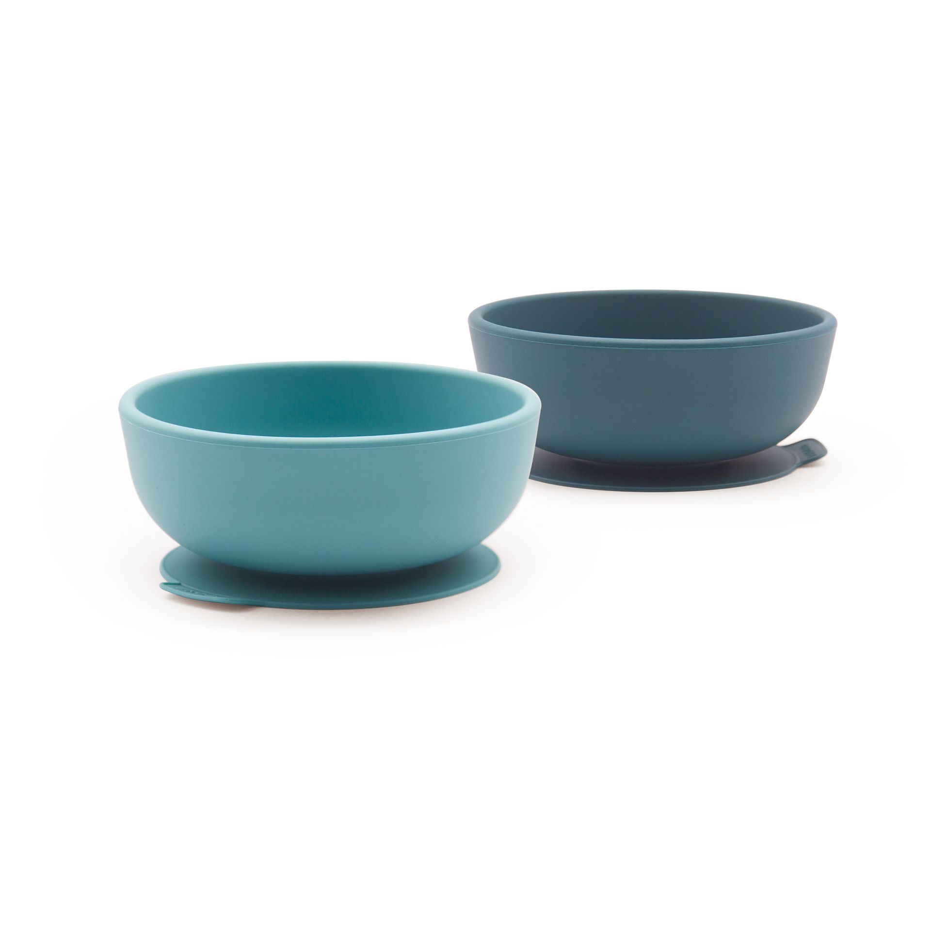 Silicone Suction Bowls  - Set of 2 Blue- Product image n°0