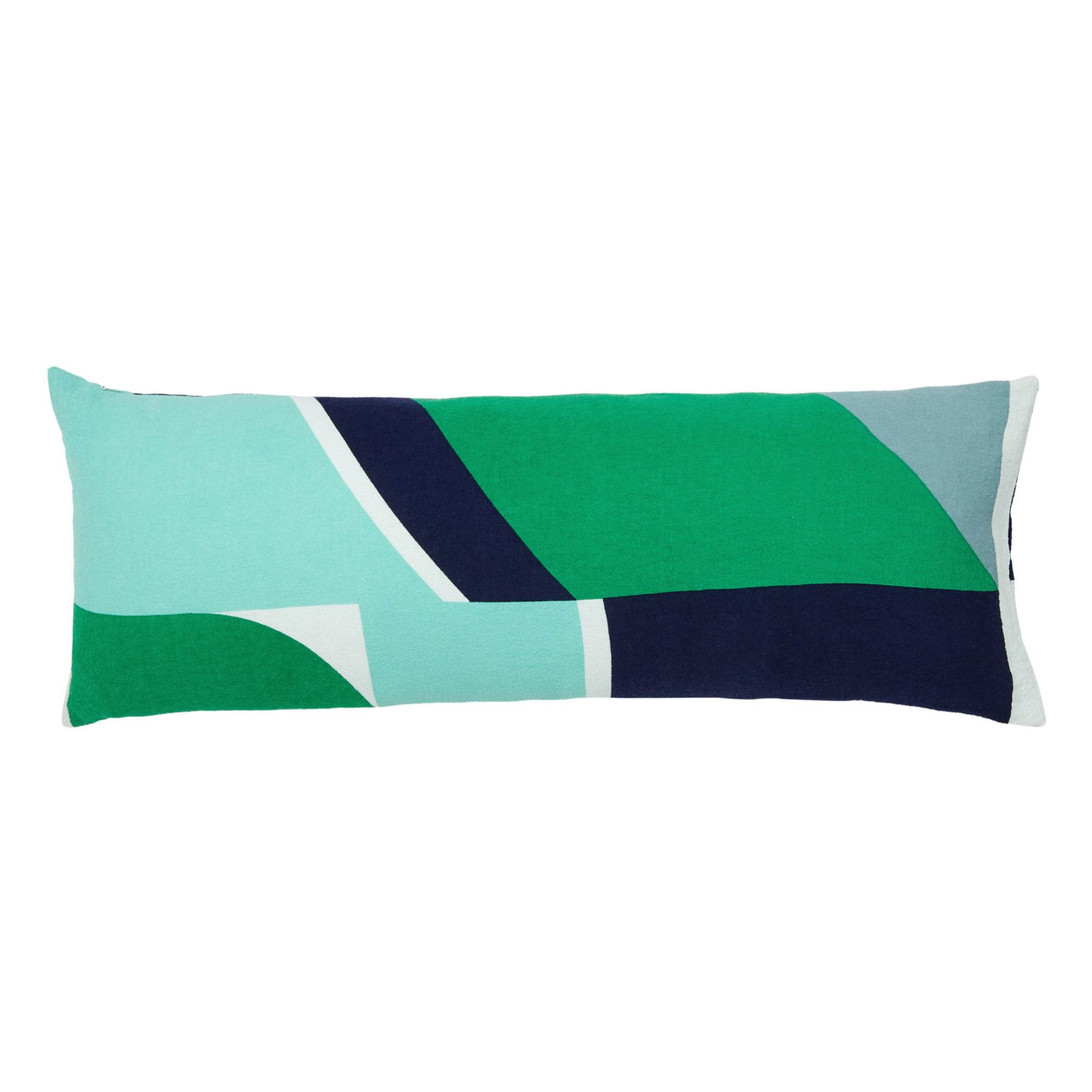 Mapoésie - Coussin Vision - 30x80cm - Vert Jade