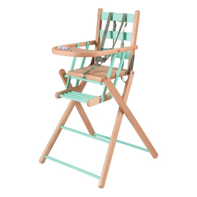 Sarah Extra Folding High Chair Mint Green