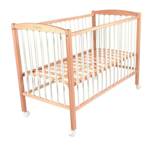 Arthur Cot 60 X 1cm Hybrid White Combelle Design Baby