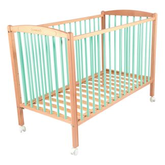 Lit Evolutif Roulotte 60x1 Cm Bleu Canard Laurette Design