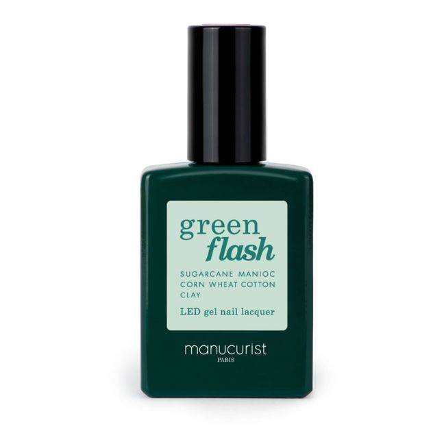 Green Flash Semi-Permanent Nail Polish - 15ml | Mint