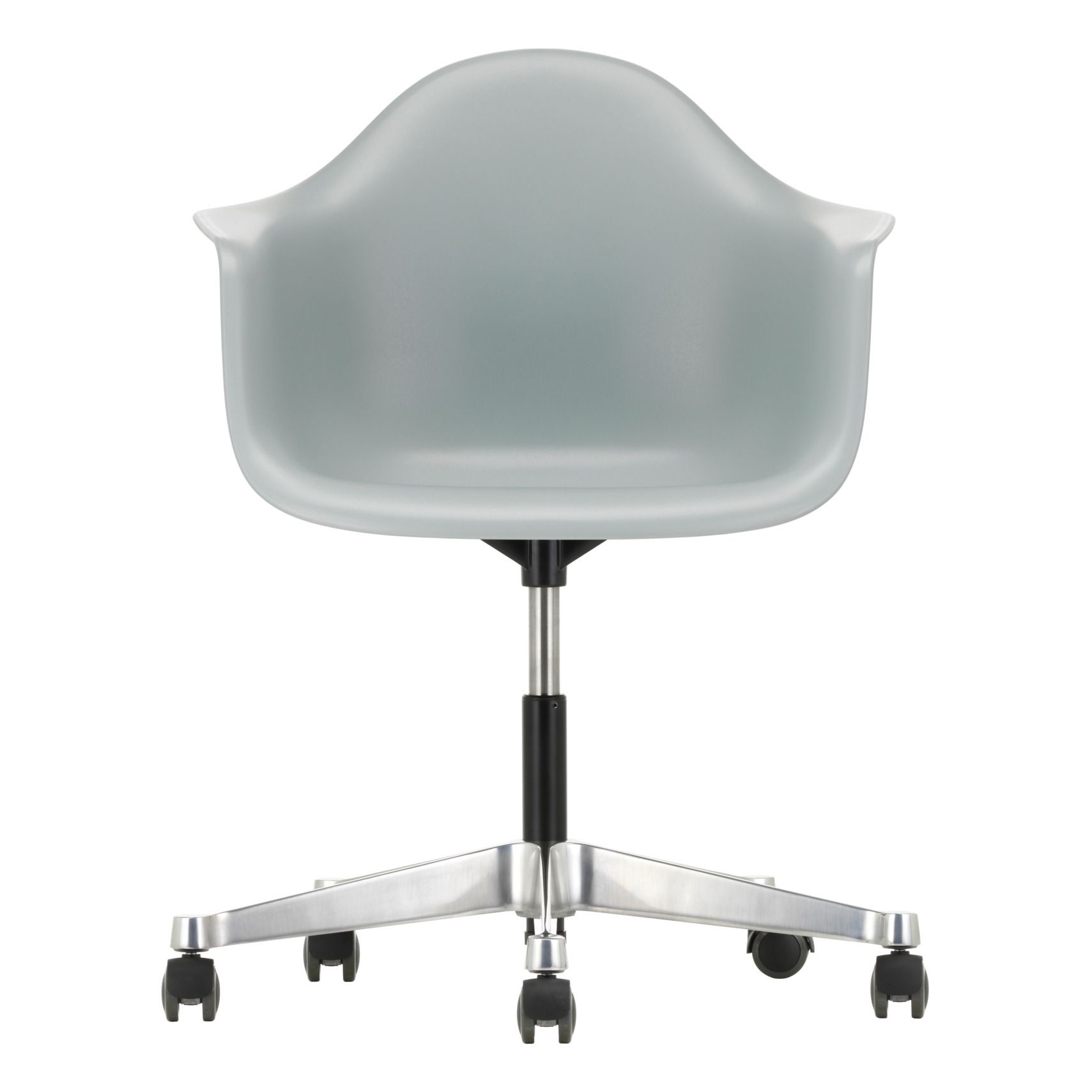 Vitra - Chaise de bureau Eames plastic PACC - Gris clair