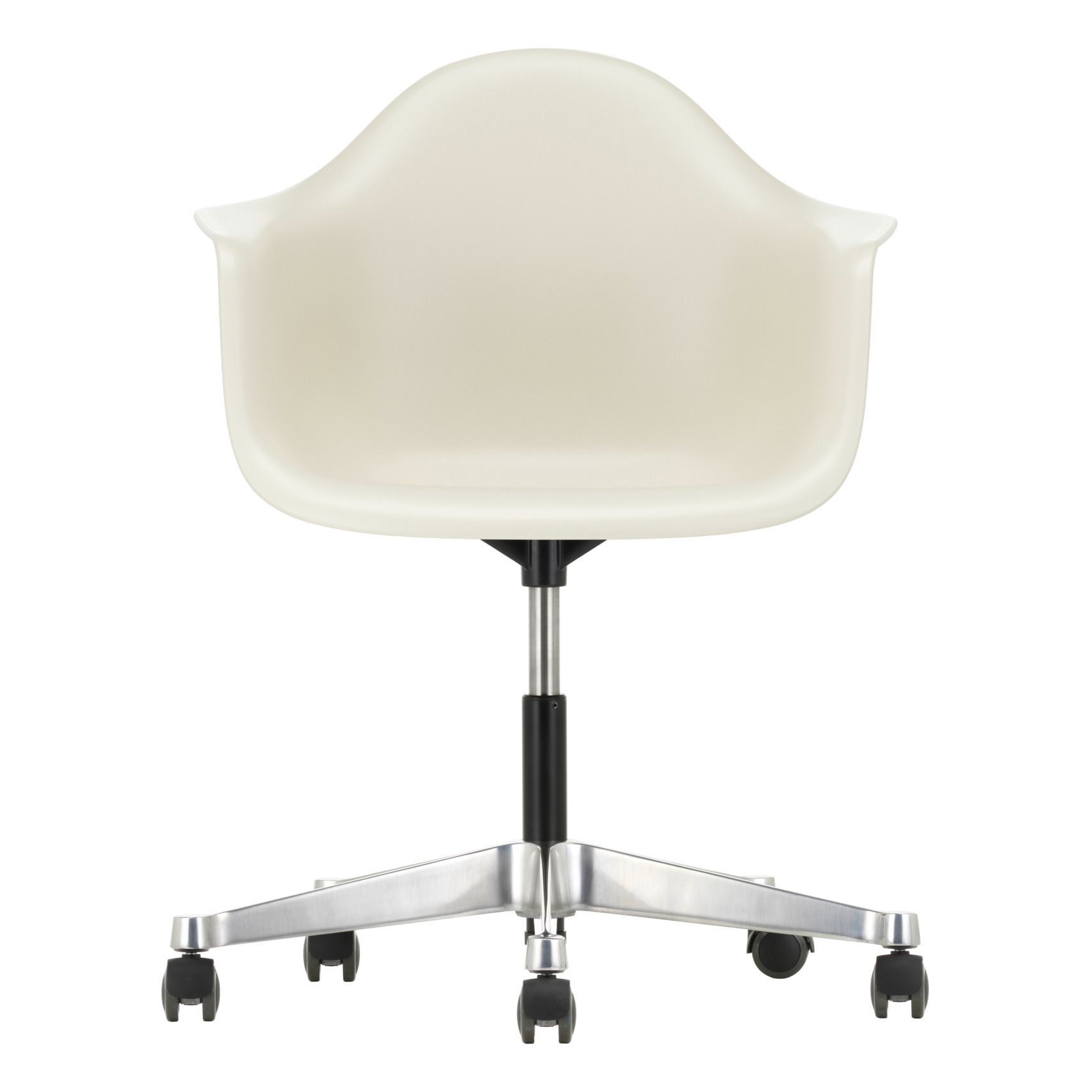 Vitra - Chaise de bureau Eames plastic PACC - Gris galet