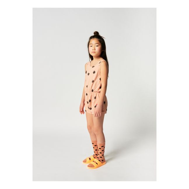 Kombishorts Bio-Baumwolle Äpfel - Kollektion Iconic  | Apricot